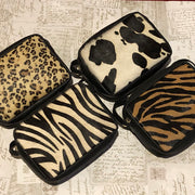 Hydestyle.London - Pony Hair Zebra Print Leather Shoulder/ Crossbody Bag - LB603