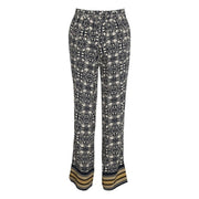 Part Two - Milles Long Relaxed Fit Trouser in "Tile Print"