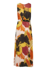 Soaked In Luxury - Millia Sleeveless Maxi Dress In Bright Watercolour Print