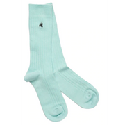 Swole Panda - Ladies Bamboo Socks - Classic Plain Mint