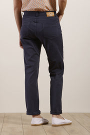 Mat De Misaine -  Parson - Long Cotton Trouser in Indigo