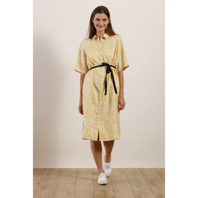 Mat De Misaine - Rochelle - Liberty Print Linen Shirt Dress with Belt