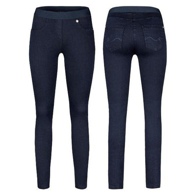 Robell – Rose Slim Leg Jeans with Elasticated Waistband (2 Colours)