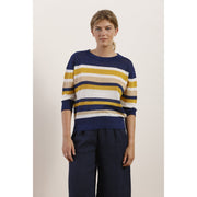 Mat De Misaine - Tillac - Multicoloured Striped Linen Jumper