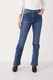 Part Two - Ryane - Bootleg Jeans in Dark Vintage Denim