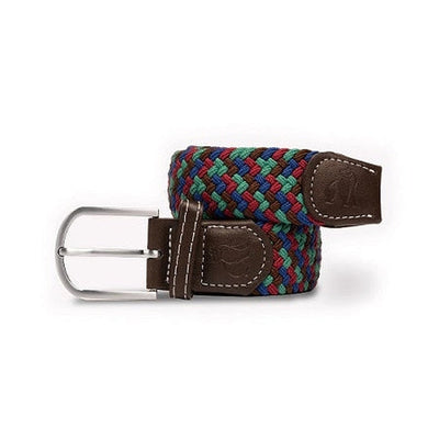 Swole Panda - Ladies Blue/Green Zigzag Woven Recycled Belt