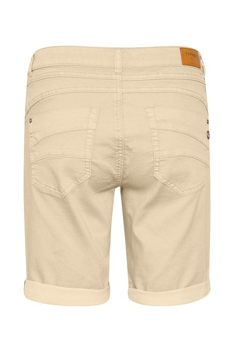 CREAM - CRLotte Long Cotton Shorts in Oatmeal