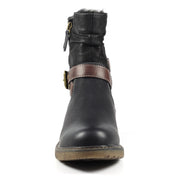 Lunar Shoes - CHIME II Waterproof Slouch Ankle Boot with Strap Detailing