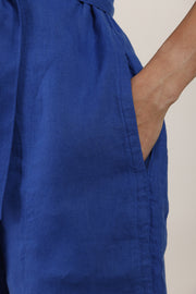 Mat De Misaine -  Phuket - Sleeveless V Neck Linen Jumpsuit