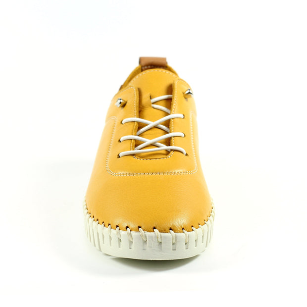Lunar Shoes - Flamborough Mustard Leather Shoe
