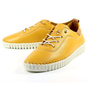 Lunar Shoes - Flamborough Mustard Leather Shoe