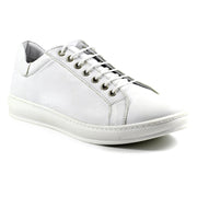 Lazy Dogz Shoes - Forage White Leather Trainer