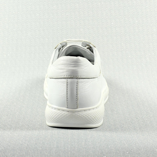 Lazy Dogz Shoes - Forage White Leather Trainer
