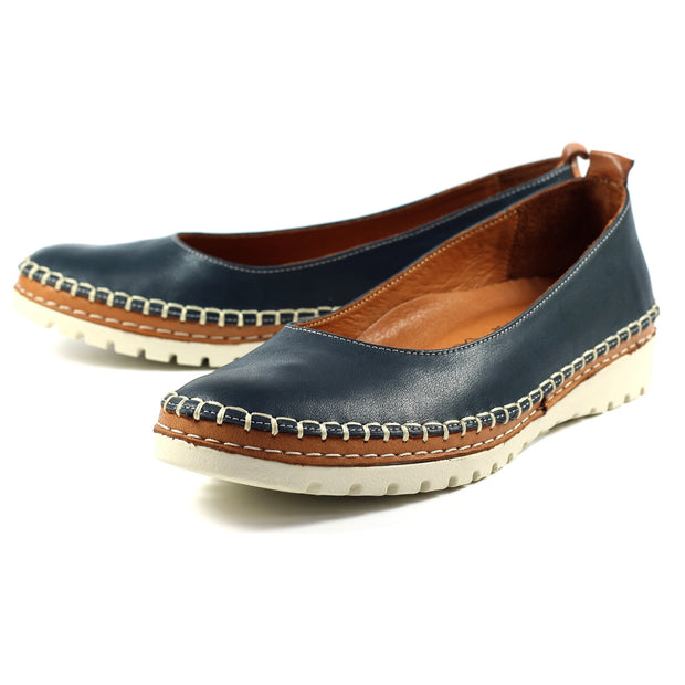 Lunar Shoes - Dove Leather Slip-On Shoe