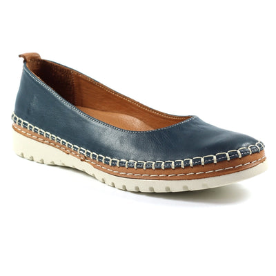 Lunar Shoes - Dove Leather Slip-On Shoe