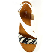 Lunar Shoes - Roam Wedge Sandal in White