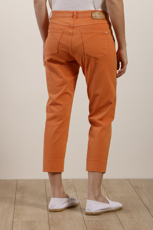 Mat De Misaine - Pimoricou - 3/4 Length Cotton Trouser in Cayenne