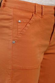 Mat De Misaine - Pimoricou - 3/4 Length Cotton Trouser in Cayenne