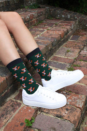 Swole Panda - Ladies Bamboo Socks - Fox Design